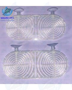 Moss Growing Wide Shelves (Round Slotted) - Set of 2